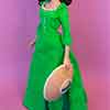 Franklin Mint Gone with the Wind Scarlett O'Hara doll wearing My Tara outfit by Alana Bennett