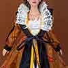 Tonner Scarlett O'Hara in a Doll Fashions by Alana Paisley Robe costume photo