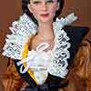 Tonner Scarlett O'Hara in a Doll Fashions by Alana Paisley Robe costume photo