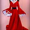 Franklin Mint Gone with the Wind Scarlett O'Hara doll Red Robe outfit