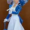 Tonner Scarlett O'Hara Don't Look Back doll with Franklin Mint jewelry, hat, and parasol