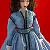 Gene Marshall doll wearing Franklin Mint Gone with the Wind Scarlett O'Hara Shanty Town outfit